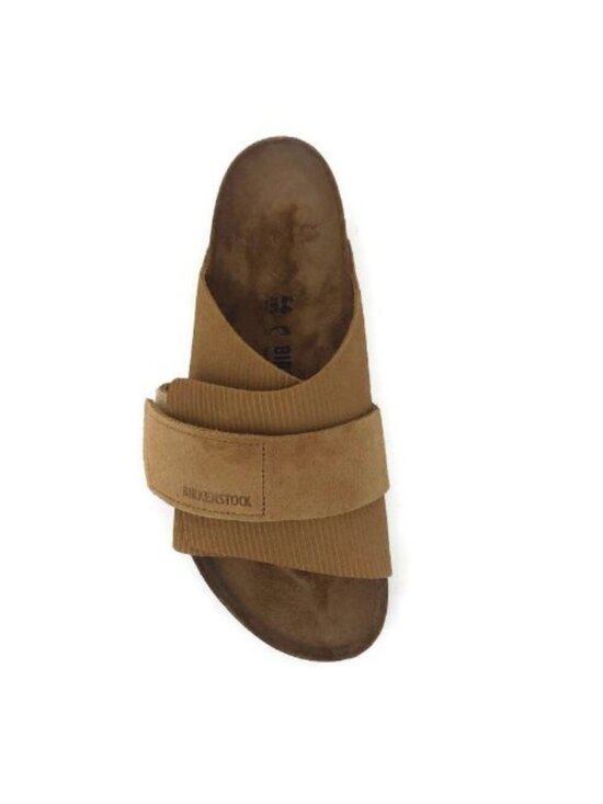 Birkenstock Kyoto Suede Embossed Sandals Mens 11 Corduroy Cork Brown Regular main image 4